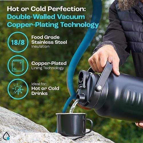 Midnight Black One Gallon Insulated Steel Jug — photo 4