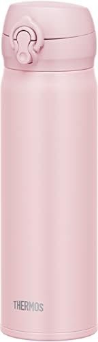 Mauve pink portable insulated mug 500 ml