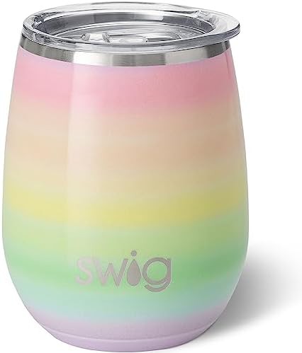 Over The Rainbow 14oz Stemless Wine Cup
