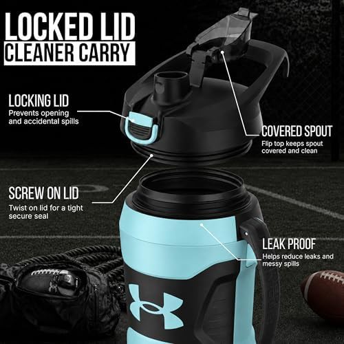 Breeze blue half gallon sports water jug — photo 4