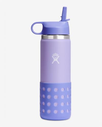 Wisteria purple kids wide mouth bottle 20 oz — photo 5