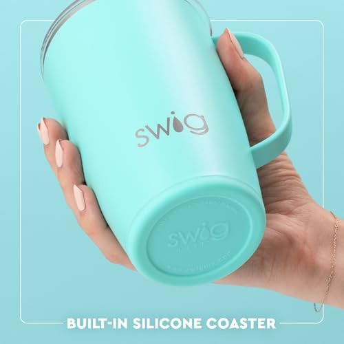 Caliente Red 18oz Travel Mug with Handle — photo 5