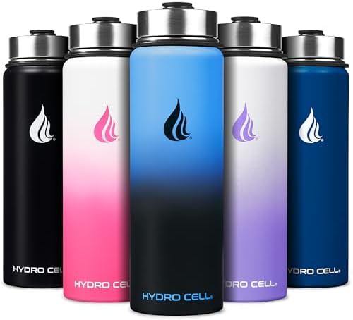 Blue and Black Insulated Vacuum Flask 24 oz