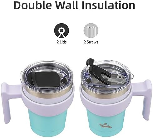 Konokyo 10 oz insulated car friendly travel tumbler — photo 3