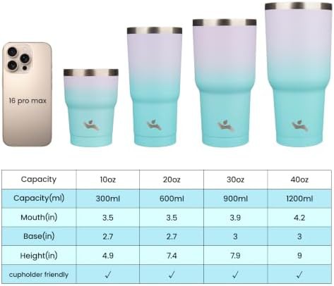 Konokyo 10 oz insulated car friendly travel tumbler — photo 4