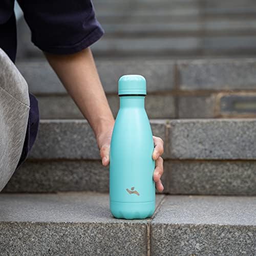 Konokyo 12 oz insulated stainless steel bottle in gray — photo 5