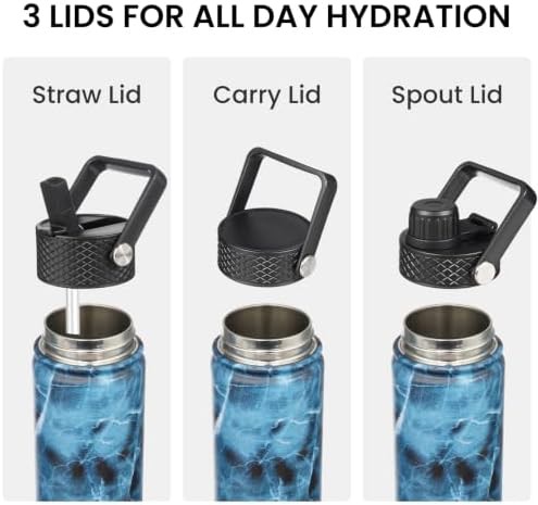Konokyo 40 oz insulated stainless steel bottle with handle — photo 4