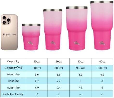 Konokyo 10 oz insulated travel tumbler with handle — photo 4