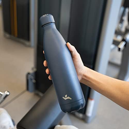 Konokyo 17 oz insulated stainless steel bottle in gray — photo 5