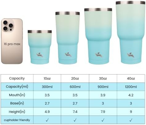 Konokyo 10 oz car friendly insulated travel tumbler — photo 4