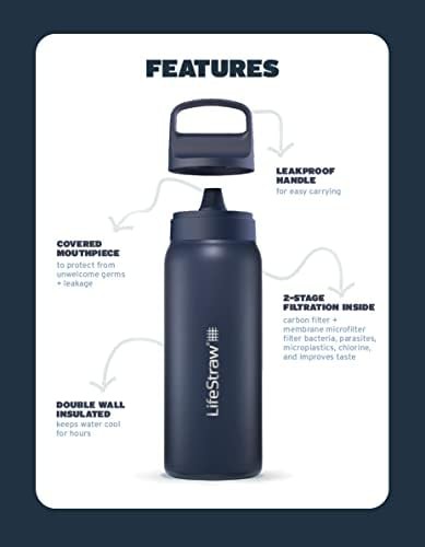 Go Series Insulated Steel Water Filter Bottle steel-series-insulated-water-steel — photo 3