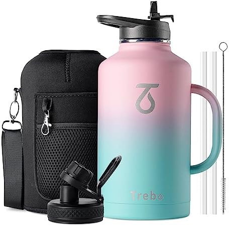 Large Insulated Jug with Side Handle 64 oz
