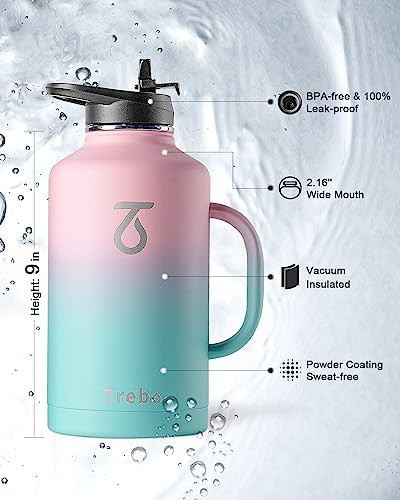 Large Insulated Jug with Side Handle 64 oz — photo 5
