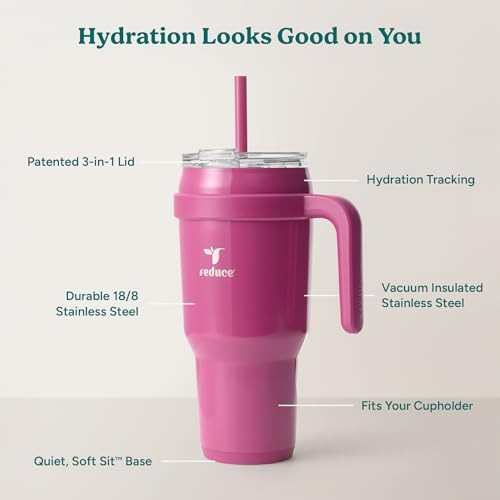Sangria red 40 oz large capacity tumbler — photo 4
