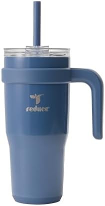 Stainless steel 24 oz travel mug with handle