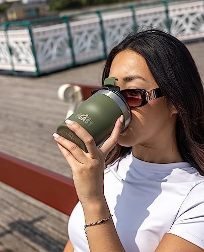 Compact army green Beast tumbler 10 oz — photo 3