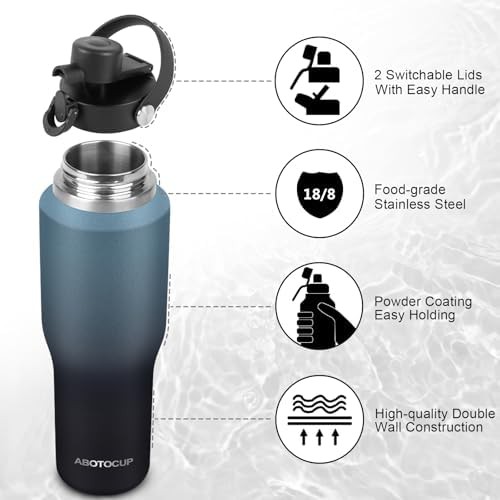 Double wall vacuum insulated 32oz bottle — photo 4
