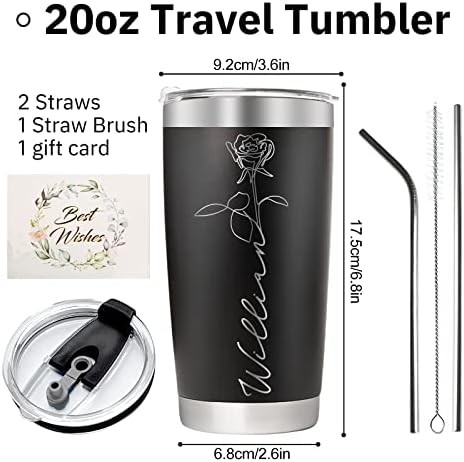 Customized 20 oz travel tumbler with straw — photo 5