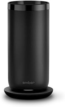 Black smart temperature control tumbler 16 oz