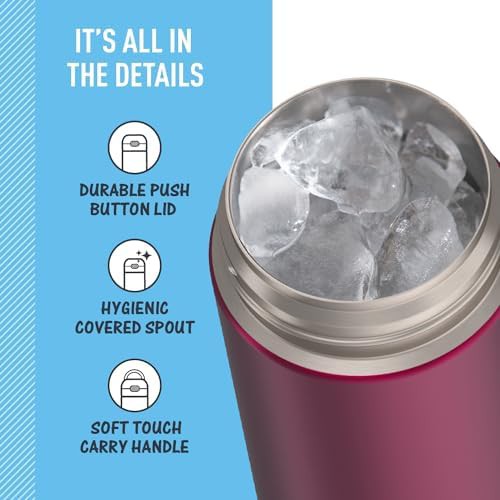 Dark pink Funtainer spout bottle 16oz — photo 4