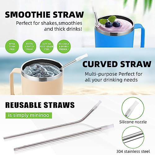 Travel coffee tumbler with handle 24 oz — photo 4