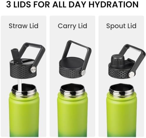 Konokyo 18 oz insulated stainless steel bottle with handle — photo 4