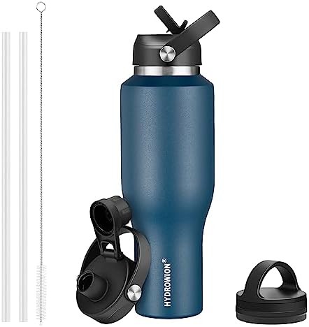 Cobalt blue 40 oz insulated tumbler