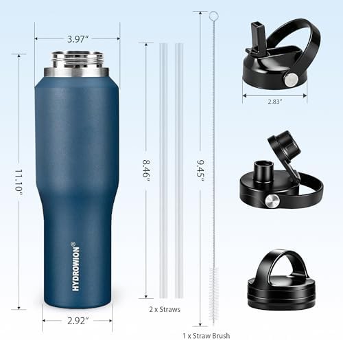 Cobalt blue 40 oz insulated tumbler — photo 4