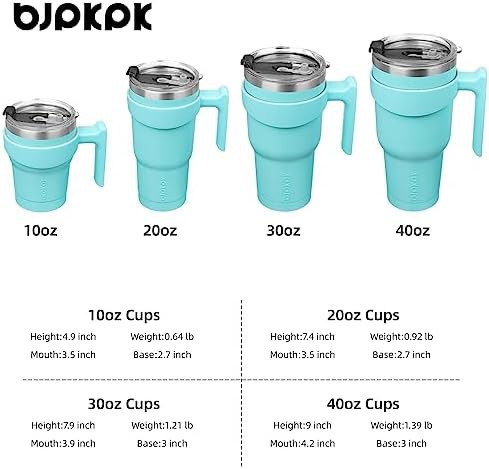 20 oz Tumbler with Handle & Straw stainless — photo 4