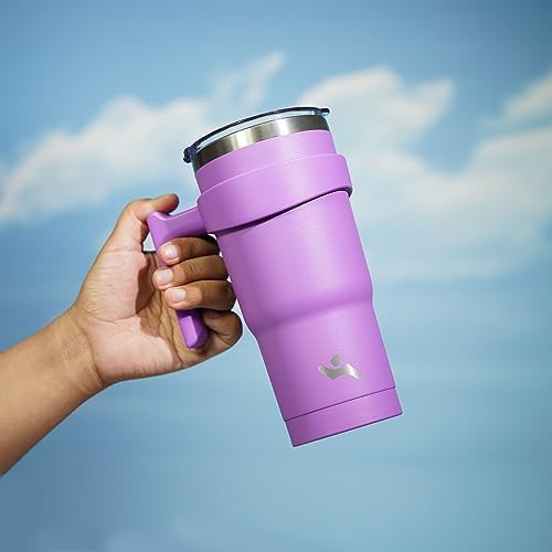 Konokyo 20 oz insulated travel tumbler with handle — photo 5