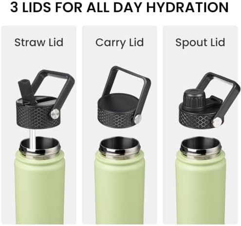 Konokyo 32 oz insulated stainless steel sports bottle — photo 4