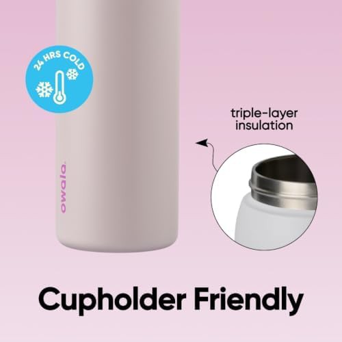 Owala FreeSip stainless steel bottle 32 oz dreamy field — photo 4