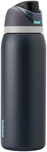 Owala FreeSip stainless water bottle 40 oz grey