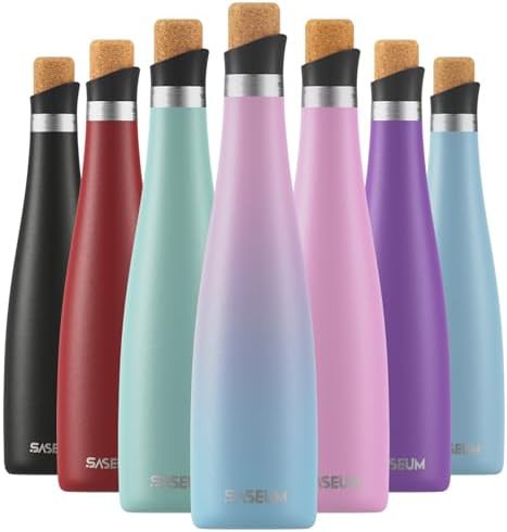 Large Gradient Steel Wine Bottle 32 oz