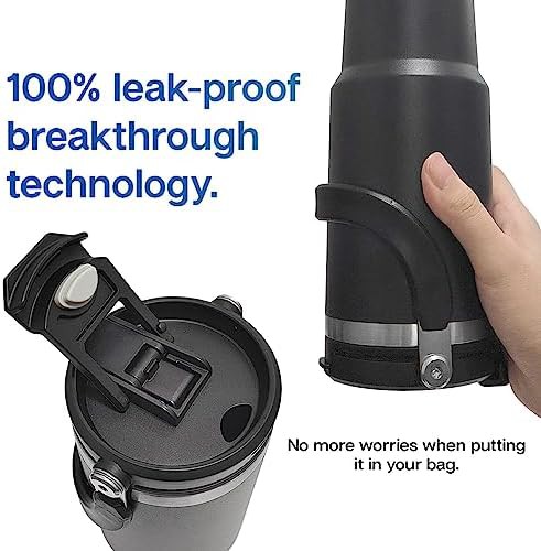 Large 30 oz Tumbler with Handle and Straw — photo 4