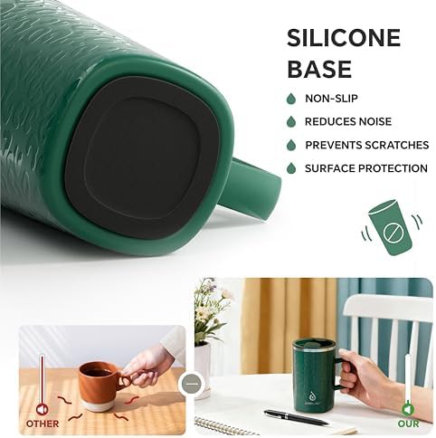 Leopard dark green 16 oz stainless mug — photo 5