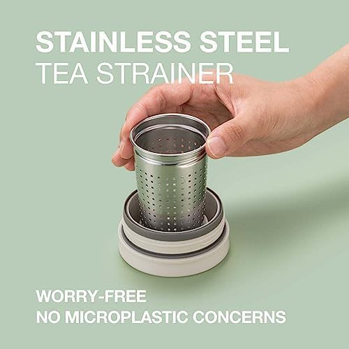 Mint stainless tea mug 400ml — photo 4