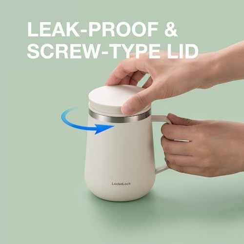 Mint stainless tea mug 400ml — photo 5