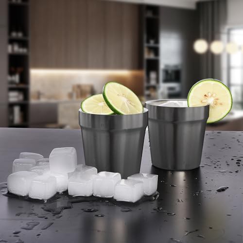 Black Stackable Double Walled Insulated Cup — photo 5