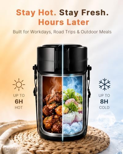 Three tier stackable insulated food container — photo 3