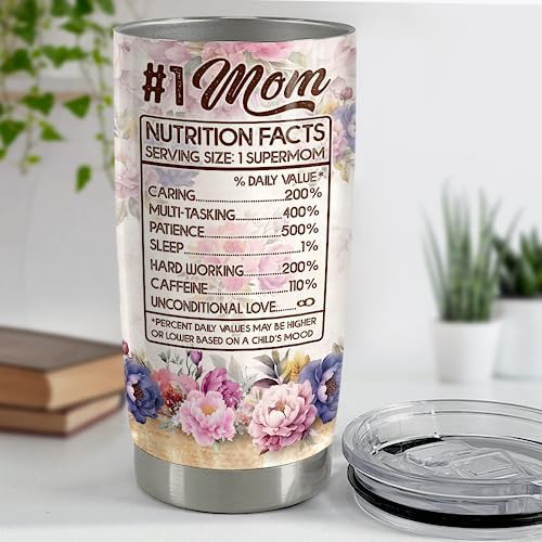 Mom Theme Stainless Steel Travel Mug 20 oz — photo 4