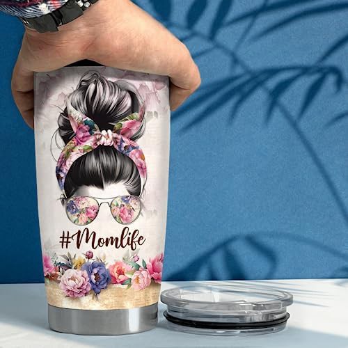 Mom Theme Stainless Steel Travel Mug 20 oz — photo 5