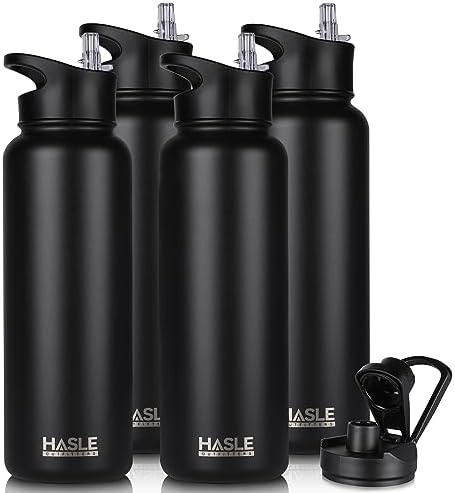 Black leakproof sports thermo mug 40 oz