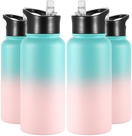 Stainless steel vacuum travel bottle 4 pack
