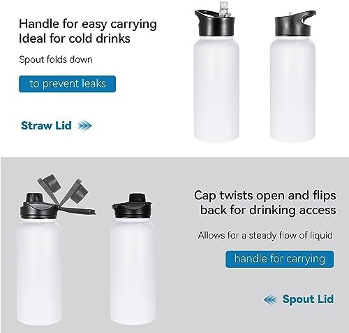 Wide mouth insulated sports bottle 4 pack — photo 5