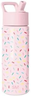 Confetti pattern kids sports bottle 18 oz