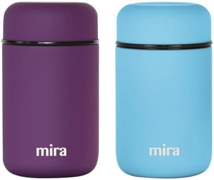 Two pack stainless steel food jars 13.5 oz