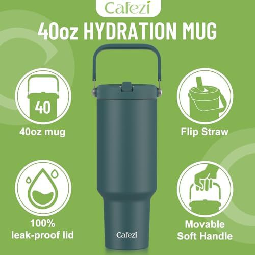 Office tumbler 40 oz with top handle — photo 4