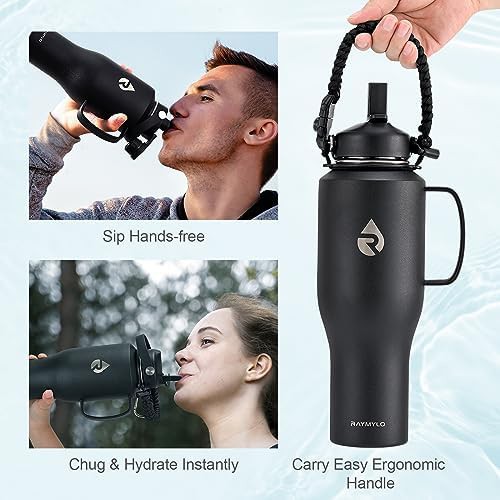 Insulated Straw Lid Water Bottle 40 oz — photo 3