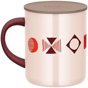 Pink pattern vacuum insulated mug 350ml — photo 3